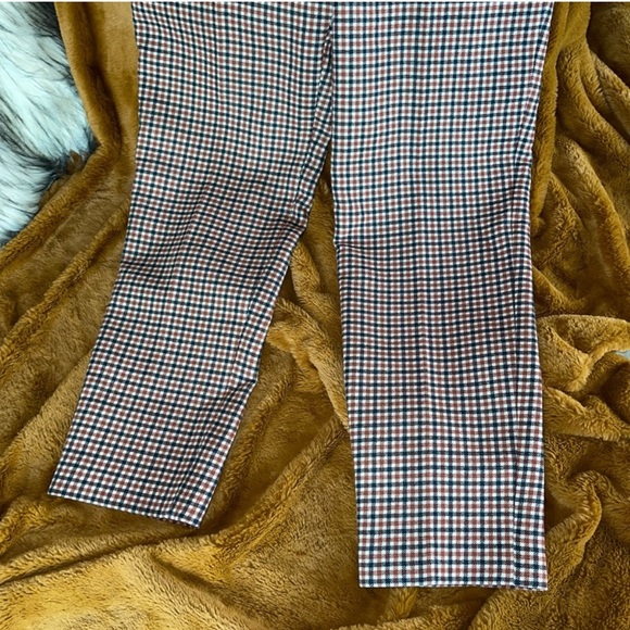 BALENCIAGA Brown Check Carrot Trousers - Picture 5 of 8
